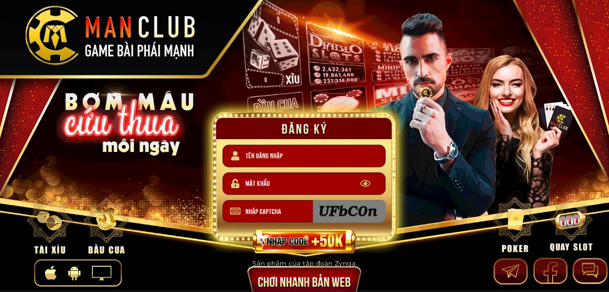 Man club – Cổng game bai doi thuong hấp dẫn