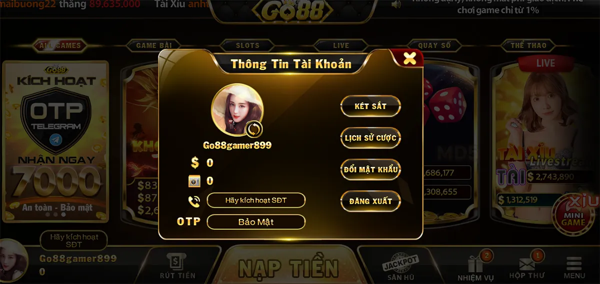 Cẩm nang quét sạch Jackpot Tru Tiên game đổi thưởng go 88